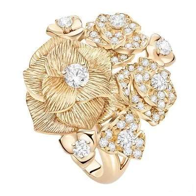 【首饰设计】伯爵Piaget 推出 Piaget Rose 新作：玫瑰花簇