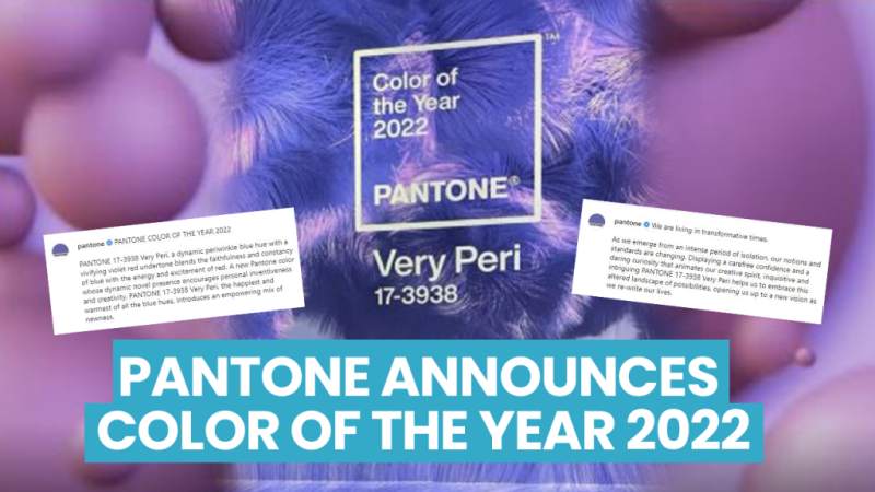 【颜色趋势】PANTONE 2022年度流行色发布 [ Very Peri ]